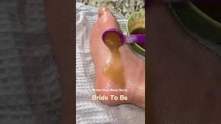 Golden Body Polishing | Pre Bridal Golden Glow Scrub #glowingskin #skincare #beauty