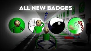 ALL NEW BADGES IN BALDI'S MEGA RP! REMASTERED