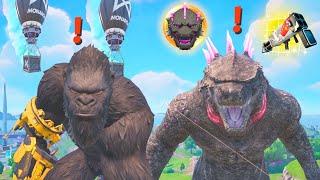 The Random GODZILLA KONG Boss Challenge In Fortnite