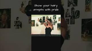 Hairy armpits ️ show off #shorts волосся під пахвами