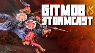 NEW Gloomspite Gitz vs Stormcast Eternals - Age of Sigmar Battle Report