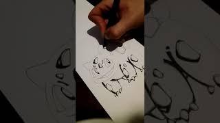 How To DrawPokemon Bulbasaur Speed Drawing using ink