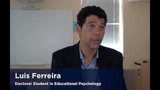 Luis Ferreira, a Neag School of Education Doctoral Student in Educational Psychology