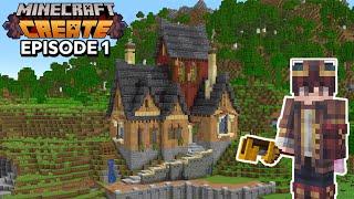 The PERFECT Create Mod Starter Base in the PERFECT Minecraft World?