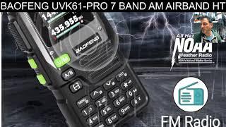 New - BAOFENG UVK61-PRO 7 BAND AM AIRBAND HT £19