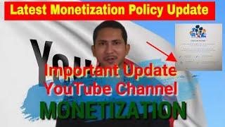 YouTube Monetization Policy new update 2021 | Latest update of Youtube