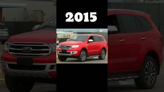 ,Evolution of Ford Endeavour    [2002~2023]  #oddi #shots #offroad #best #fortuner