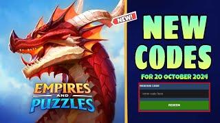 *New* Empires & Puzzles Codes October 2024 || Empires & Puzzles Redeem Codes