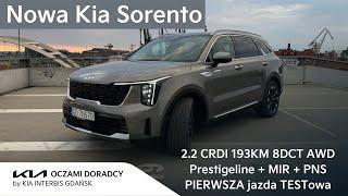 Nowa Kia Sorento [2.2 CRDI 193KM 8DCT AWD] PIERWSZA jazda TESTowa.