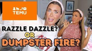 TEMU Try On Haul | Razzle Dazzle or Dumpster Fire | End of 2024 Temu Haul