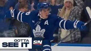 GOTTA SEE IT: Mitch Marner's 200th Goal Sinks Oilers In OT