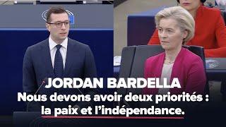 Nous devons avoir deux priorités absolues : la paix et l’indépendance !