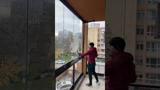 KATLANIR CAM BALKON SİSTEMLERİ #cambalkon #short #cambalkonsistemleri #katlanırcam #balkon