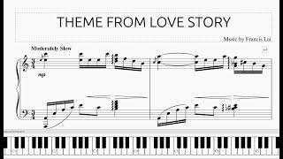 Love story, (Where Do I Begin?) Piano