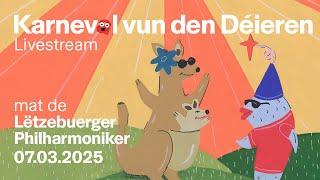 Livestream Karneval vun den Déieren