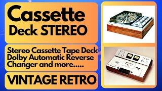 Vintage HiFi Stereo Cassette Tape Deck Automatic Reverse Changer  HI FI  HI END , and more OPIS