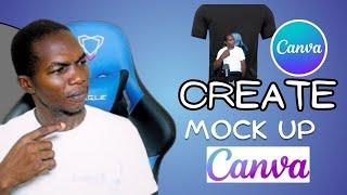 How to Create a Digital Mock Up in Canva for Free! Make Money Online 2024