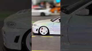 1/64 Diecast Cars Driving on DIORAMA ROADS (Inno64,Fuji R34, Peako Models, Mini GT and more #youtube