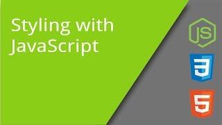 Styling with JavaScript