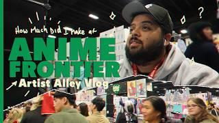 This was My Best Artist Alley Experience  Anime Frontier 2024 Artist Alley vlog