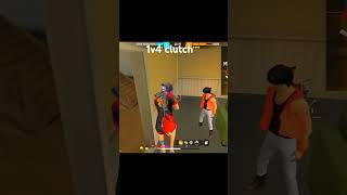 #free fire 1v4 clutch please  please please like and subscribe please