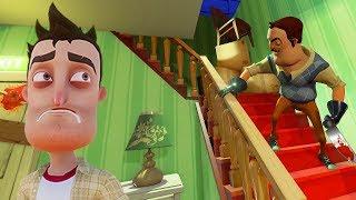 Нашёл Секретные Комнаты Соседа! - Hello Neighbor Привет Сосед