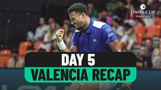 Day Five Valencia Recap | Davis Cup 2024 Finals Group Stage