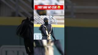 When a Savannah Banana goes undercover for a tryout  #baseball