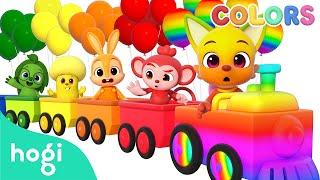   Learn Colors with Colorful Train｜Colors for Kids｜Hogi Colors｜Hogi Pinkfong