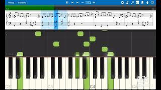 Мурка на пианино / Игра на пианино Synthesia / Ноты