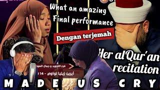 PERFECT ERIN ZELIA NAWAWI! HENING HARU SEISI STUDIO FINAL MAZAMIR DAUD ALGERIA 2024 | VIDEO REACTION