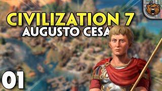 Civilization 7!!! FINALMENTE gameplay do jogo completo | Civilization 7 #01 | 4K PT-BR