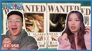 KAIDO & BIG MOM ALLIANCE BOUNTIES! | One Piece Episode 958 Couples Reaction & Discussion