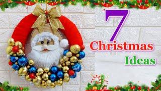 7 Affordable Christmas Decoration ideas Step By Step | DIY Christmas craft idea525