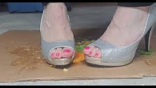 peep toe heels crush ASMR