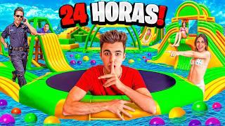 24 HORAS ATRAPADOS EN UN PARQUE DE AGUA! *Retos Extremos!*