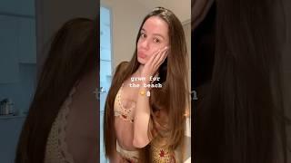 grwm for the beach ️ with my new sunscreen! #asmr #grwm #asmrsounds #facecare #axisy #selfcare