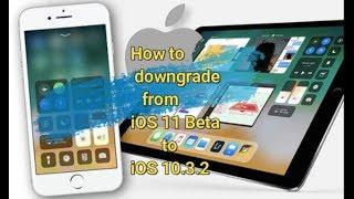 Downgrade to iOS 10 from iOS 11 beta without losing any data (Officially) -Easily