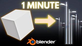 Create a Lamppost in Blender in 1 Minute!