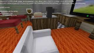 My house is finished! plus chatting with uraka. | Minetest
