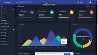 Asp.Net Core 5 Responsive Admin Dashboard Template Free