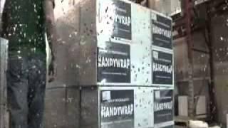 How to wrap pallets with prestretch film.wmv