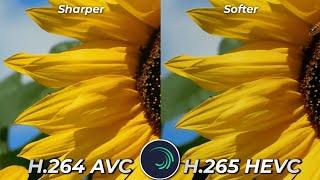 Alight Motion Export High Quality Video - H.264 vs H.265