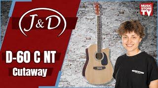 JACK & DANNY - D-60 Cutaway NT Acoustic guitar