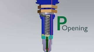 Injection nozzle of marine diesel engine  Working principle. Assembling, adjusting.