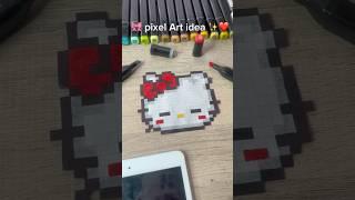 Hello kitty  pixel art idea  #art #hellokitty  #pixelart #pixelartideas