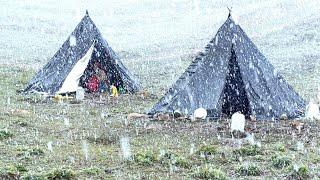 Best Life in A Himalayan Village During The Snowfall | Most Relaxing | Mountain Documentary Video