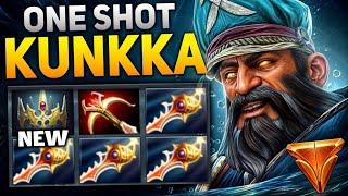 x4 Divine Rapiers + Divine Regalia Kunkka One Shot 38 Kills | Dota 2 Gameplay