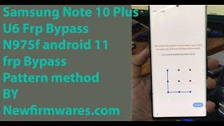 Samsung Note 10 Plus U6 Frp Bypass || N975F U6 FRP Android 11 || N975F U6 Android 11 frp 2022