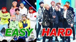 EASY to HARDEST BTS DANCES